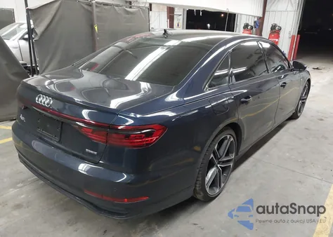 2025 Audi A8 L 55 Tfsi Quattro Tiptronic из США, поврежденный, VIN WAULDAF80SN011541